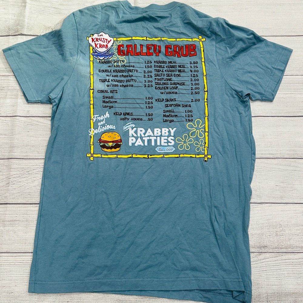 SpongeBob SquarePants Krusty Krab Menu T-Shirt